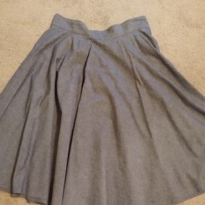 Trashy Diva Chambray Circle Skirt